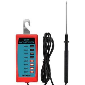 ALLOSUN NEON Fence Electric Voltage Tester Max 9000V,Electric Fence Fault Finder